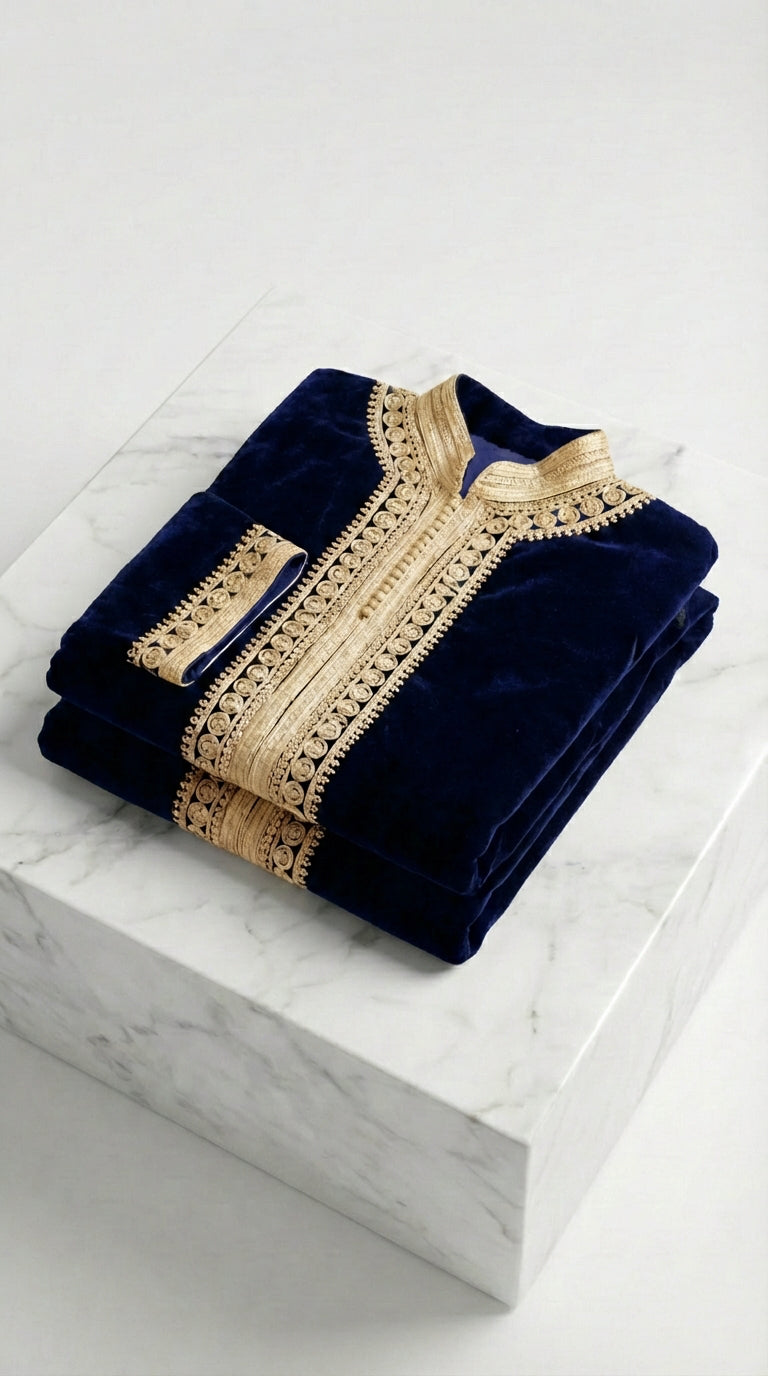 Dark Blue Jabador Tunic