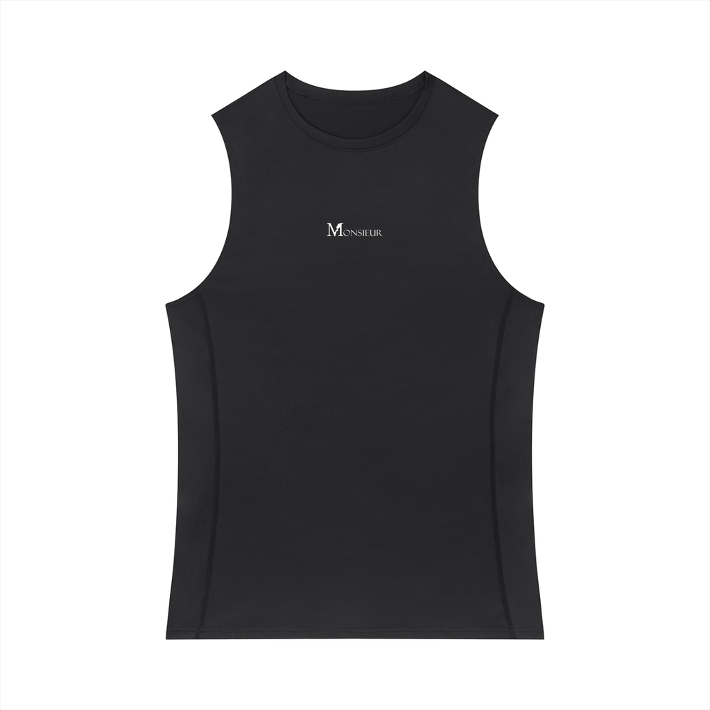 Men's Slim-Fit Topstitch Tank Top